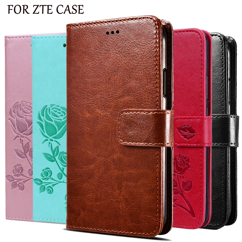 For ZTE Blade A5 2019 2020 Case Flip Leather Wallet Protective Book Cover On ZTE A5 чехолна Magnetic Card Etui