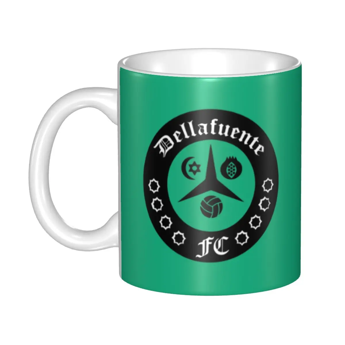 Customized Dellafuente FC Logo Gotico Mug DIY Ceramic Milk Tea Coffee Cup