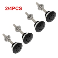 4pcs Universal Modified Car Latch Push Button Billet Quick Release Fasteners Front Bumper Hood Pin Engine Bonnet Lock Latch Clip