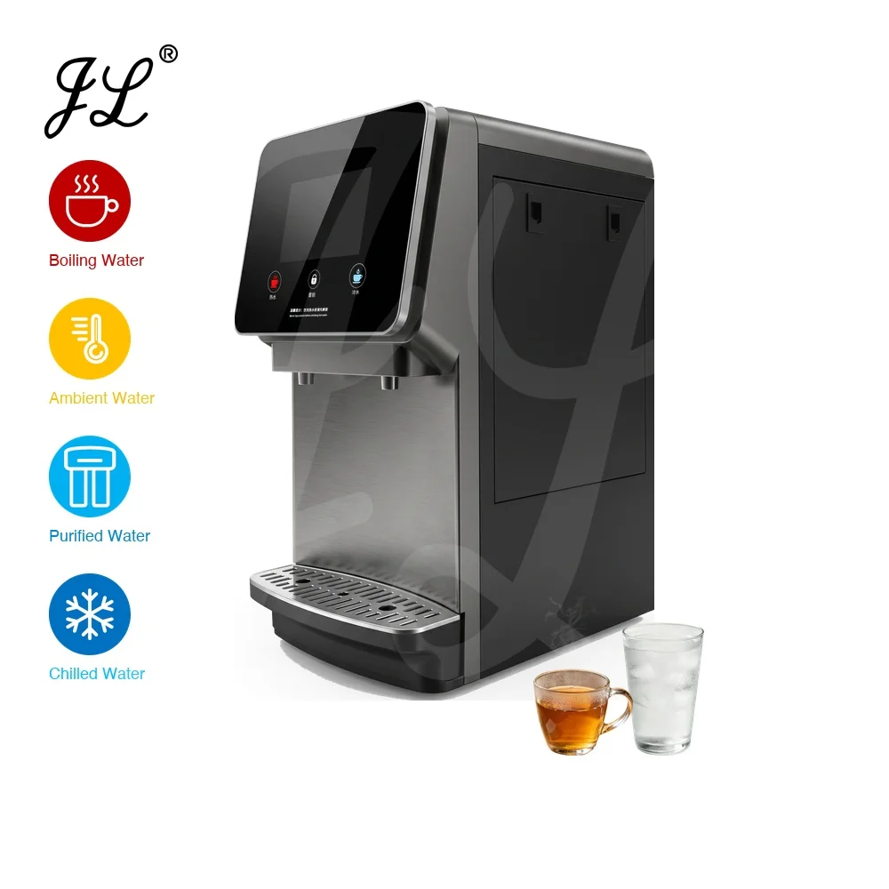 Commercial 4-in-1 Countertop Sparkling Water  Hot Chilled Soda Water Purifier For Office