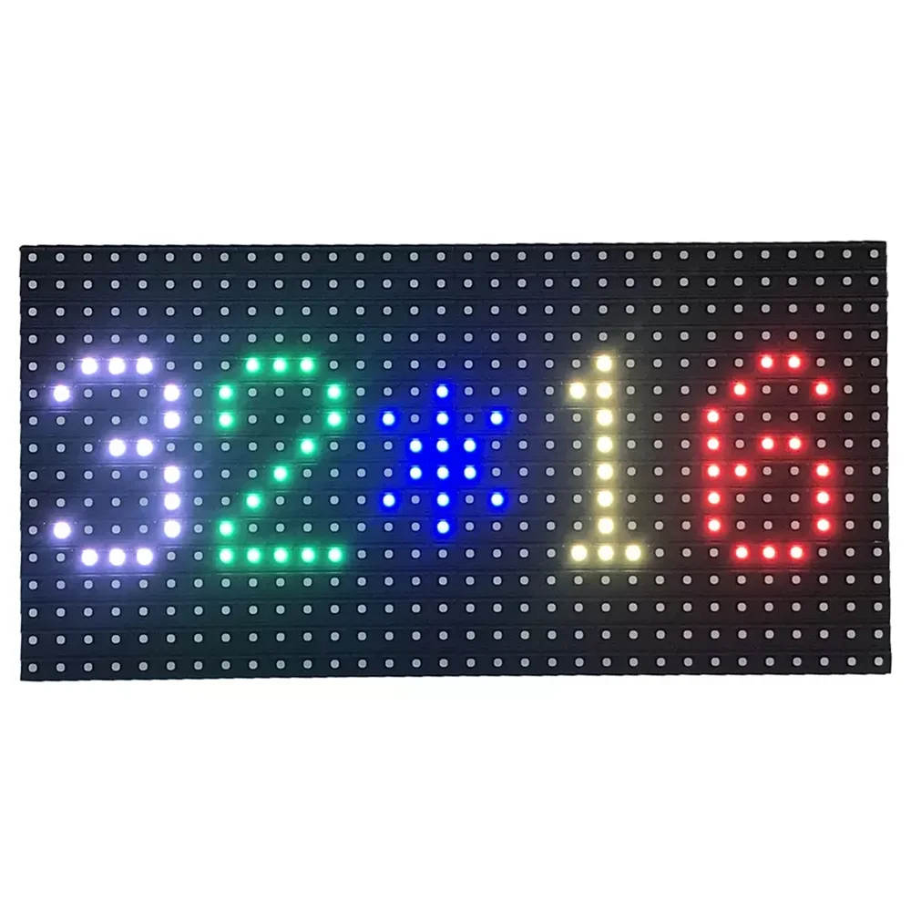 P5 Outdoor Full Color LED Display Module HUB75 320*160mm 64*32 Resolution SMD RGB P5 LED Panel Matrix