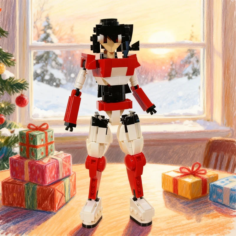 

256 деталей MOC: Конструктор «Командир Флэр» — модель для сборки, строительные блоки, развивающая игрушка, идея для рождественского подарка, обучающий конструктор для детей