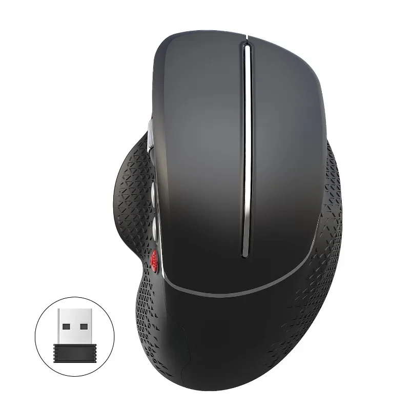 T2 2.4G Wireless vertical mouse side roller Ergonomic Office Gaming Mouse Prevention Mouse hand effectively protects hand joints