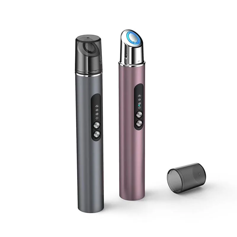 Microcurrent Eye Beauty อุปกรณ์ 3 โหมดเย็นประคบร้อน Eye Massager Anti-Aging กระชับผิวผ่อนคลาย Dark Circles Care TOOL