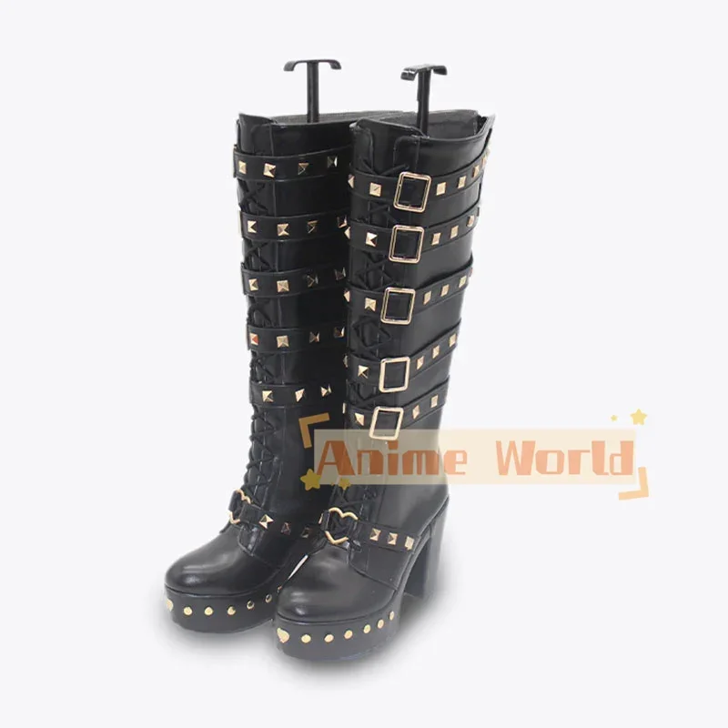 Virtual YouTuber Nijisanji XSOLEIL Meloco Kyoran Second Outfit Shoes Cosplay Boots Halloween Carnival Boots Custom Made