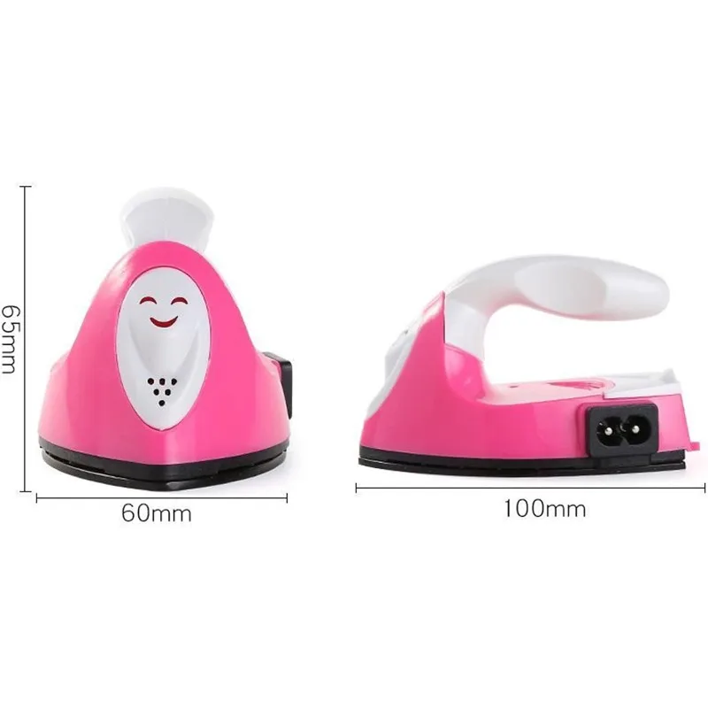 1set Portable Mini Craft Iron Electric Iron Handy Heat Press Diy Small Iron for Ironing Clothes Laundry Appliances EU/US/UK Plug
