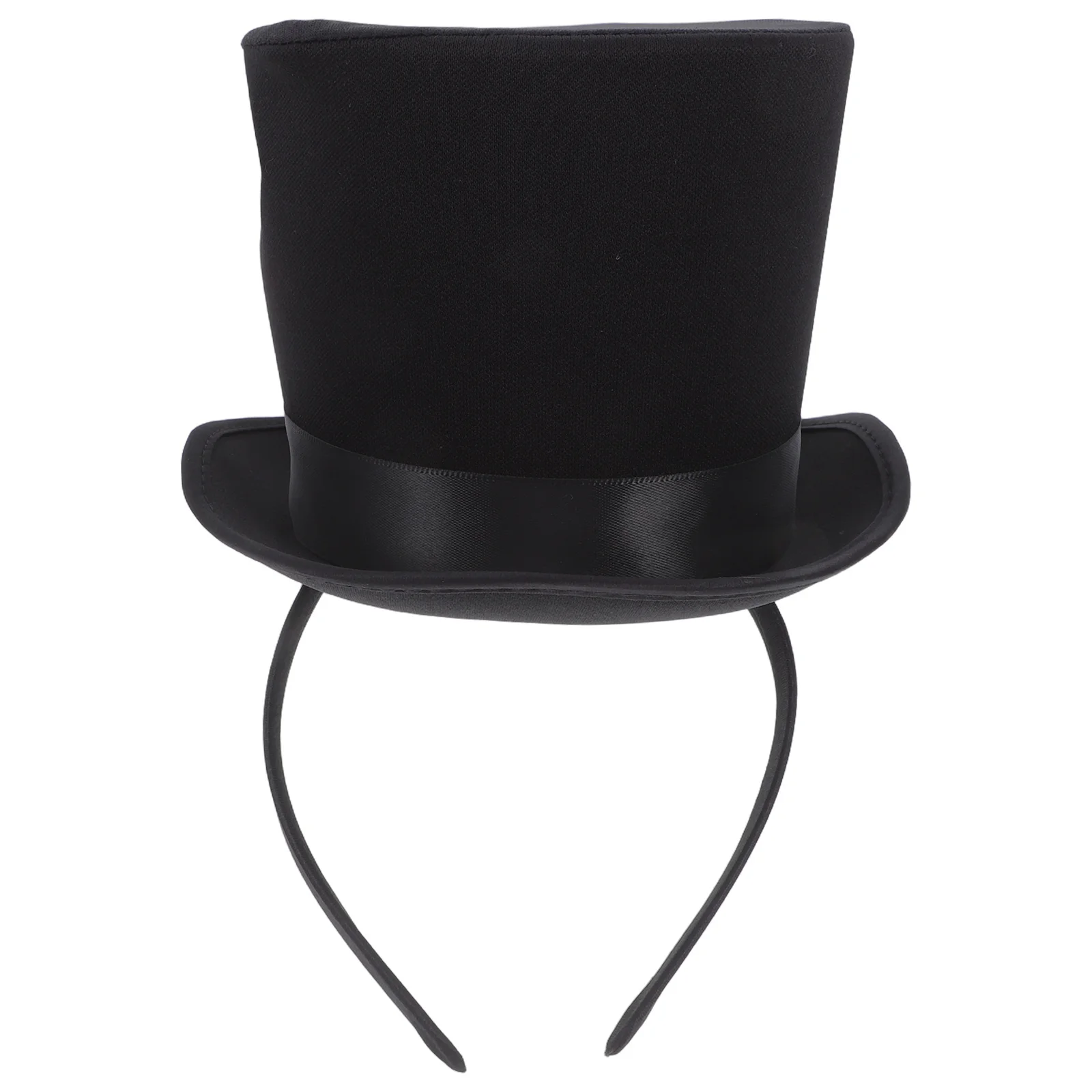 

Black Small Party Hat Creative Festival Headdress Lightweight Comfortable Wear Banquet Hats for Adults Holiday Party