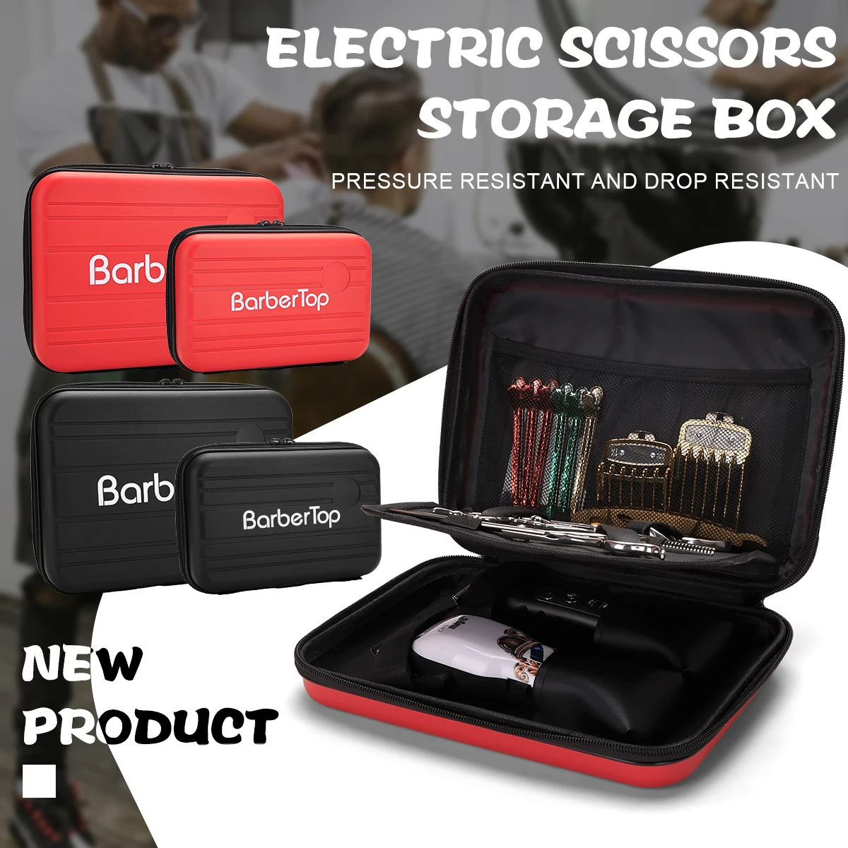 Travel Barber Scissor Bag Hairdressing Comb Tools Storage Case Large Capacity Multifunctional Makeup Organizer Salon Supplies