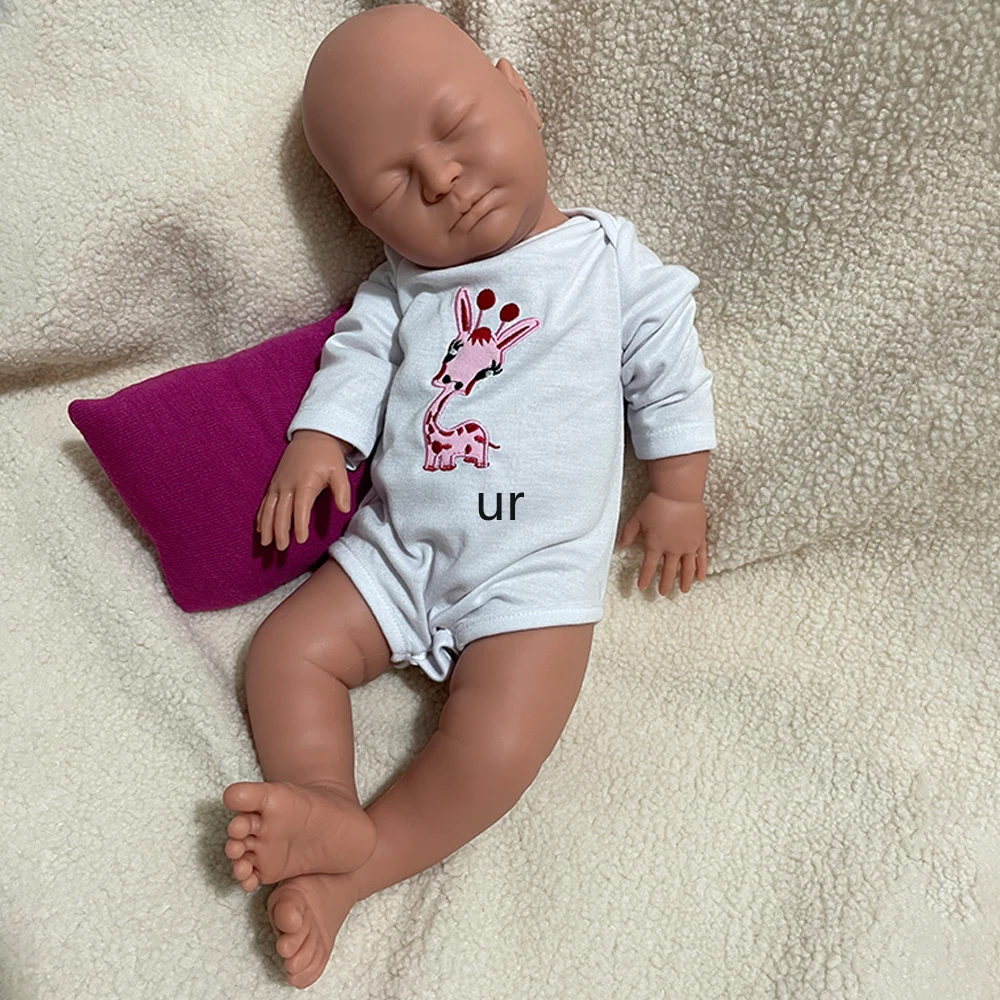55cm Gewogen Meisje Premium Siliconen Reborn Baby Pop, Levensecht, Flexibel, Poseerbaar, Wasbaar, Kunstcollectie, Cadeau voor Poppenliefhebbers - afbeelding 1