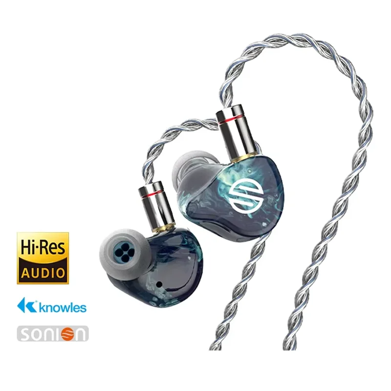 

BGVP Phantom 8 Drivers EST BCD In-ear Hybrid Monitors Bone Conduction Temperature Change Housing Earphone