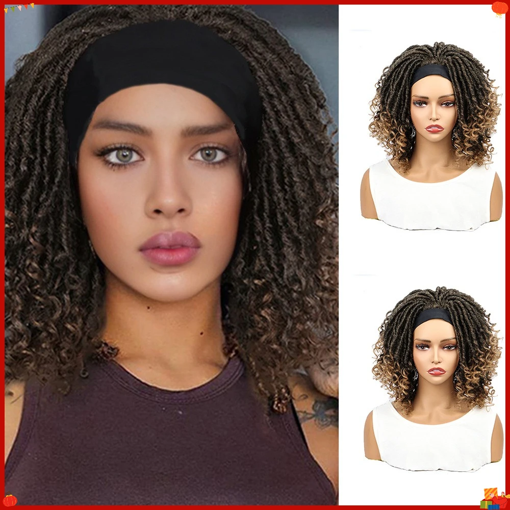 Synthetic Curly Wig for Women - Goddess Inspired Crochet Hair - Twisted Fiber Costume Wig Headpiece Party Cosplay Fashion