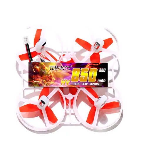 1/2/3/4PCS TREANTY 1S 4.35V HV Lipo 배터리 3.8V 850mAh 80C/160C Emax Tinyhawk 킹콩 Ldarc TINY7 FPV 드론 PH2.0 플러그