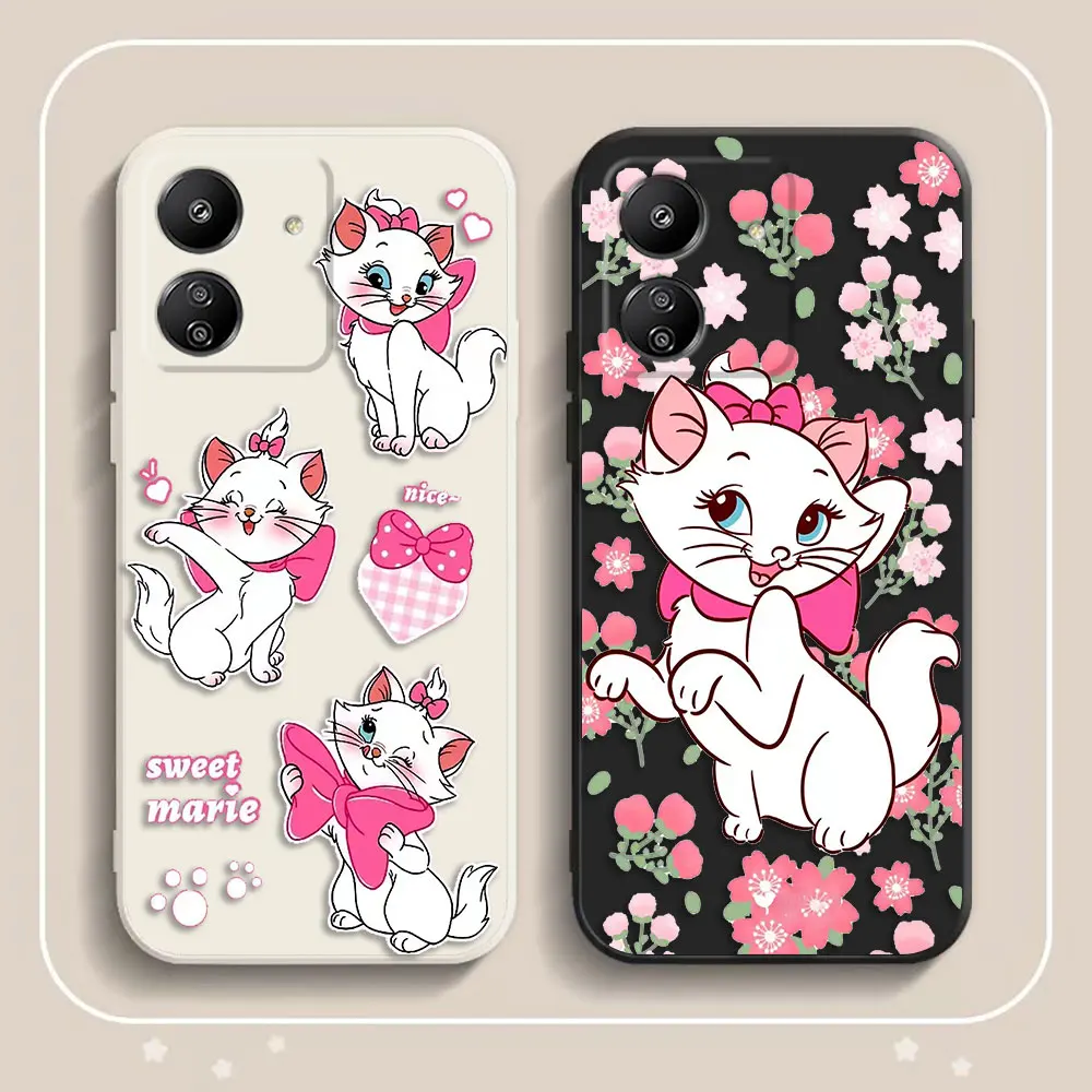 

Cute Disney Marie Cat Phone Case For Redmi A1 A2 A3 9 9A 9C 9T 10 10C 12 12C 13 13C 14C 8 K30 K40 K60 NOTE 9S 9 10 11T TPU Case