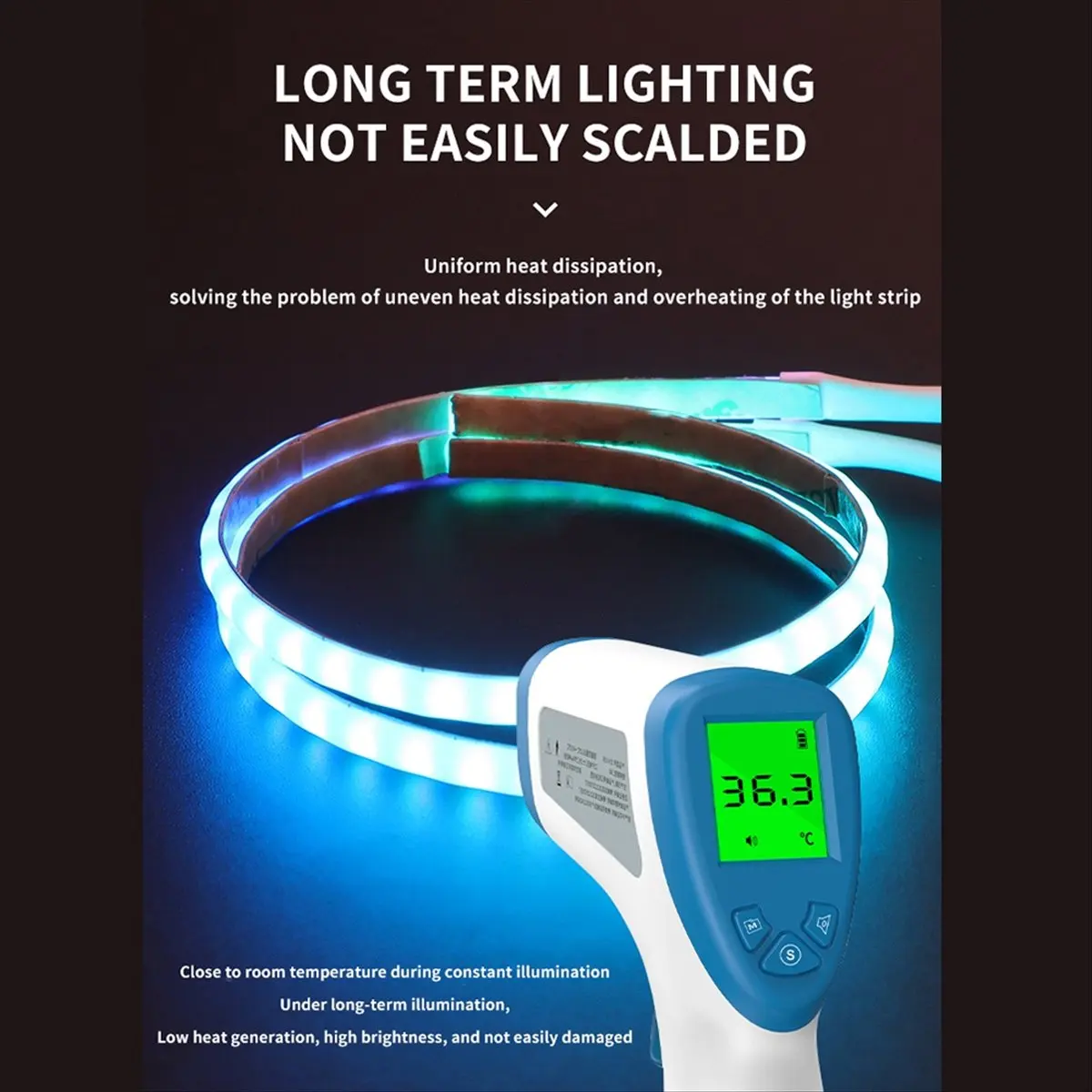 Goodprice For DJI AVATA 2/NEO Drone Luminous LED Light Strip Waterproof Adjustable Lamp Belt Night Flight Kit Button