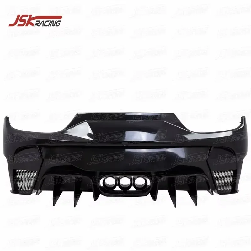 Glass Fiber Frp Rear Bumper for Fer-ra-ri 458 Italia & Spider Body Kits Modified Upgraded Vorstein Style