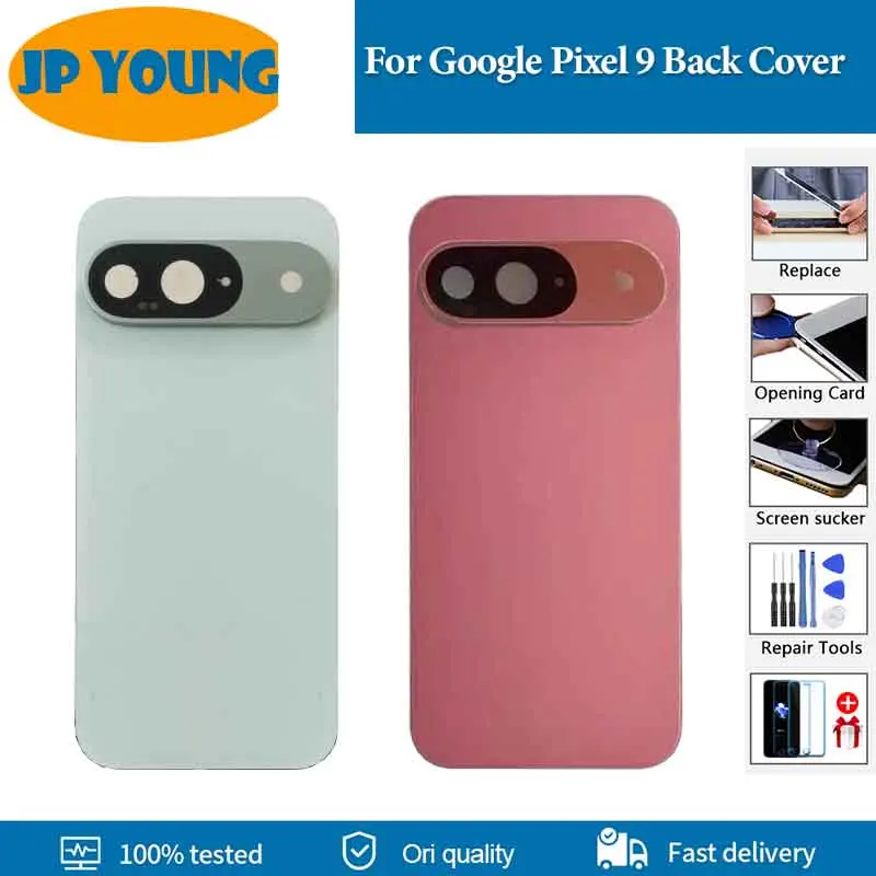 aaa-quality-for-google-pixel-9-back-battery-cover-for-g2ybb-gur25-g1b60-rear-glass-housing-cover-replacement-repair-parts
