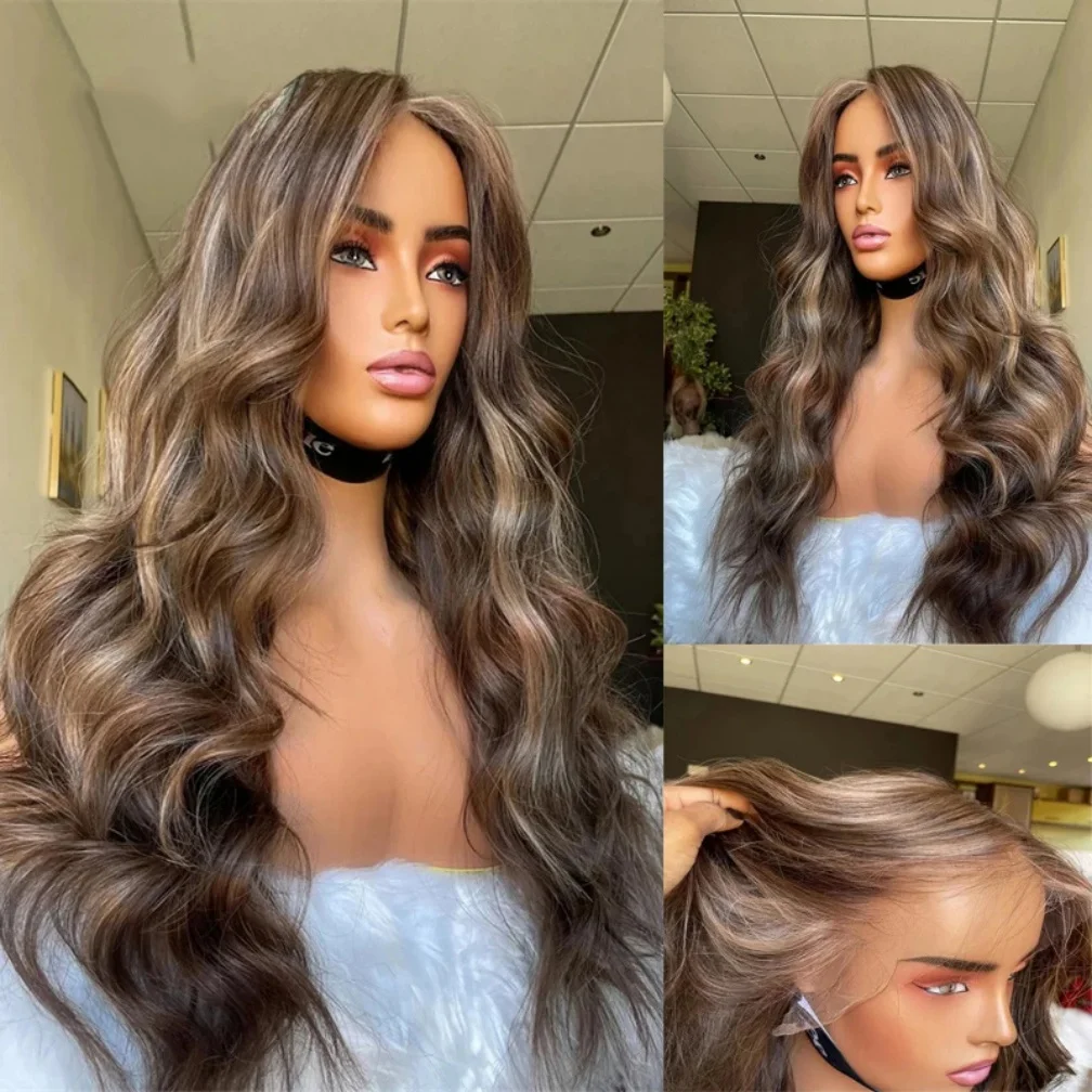 

Блонд-парик из европейских человеческих волос, 20 дюймов, прямой, с HD-кружевом, шелковой основой 5x5, без клея, с предварительно выщипанными прядями и детским волосом, еврейский стиль