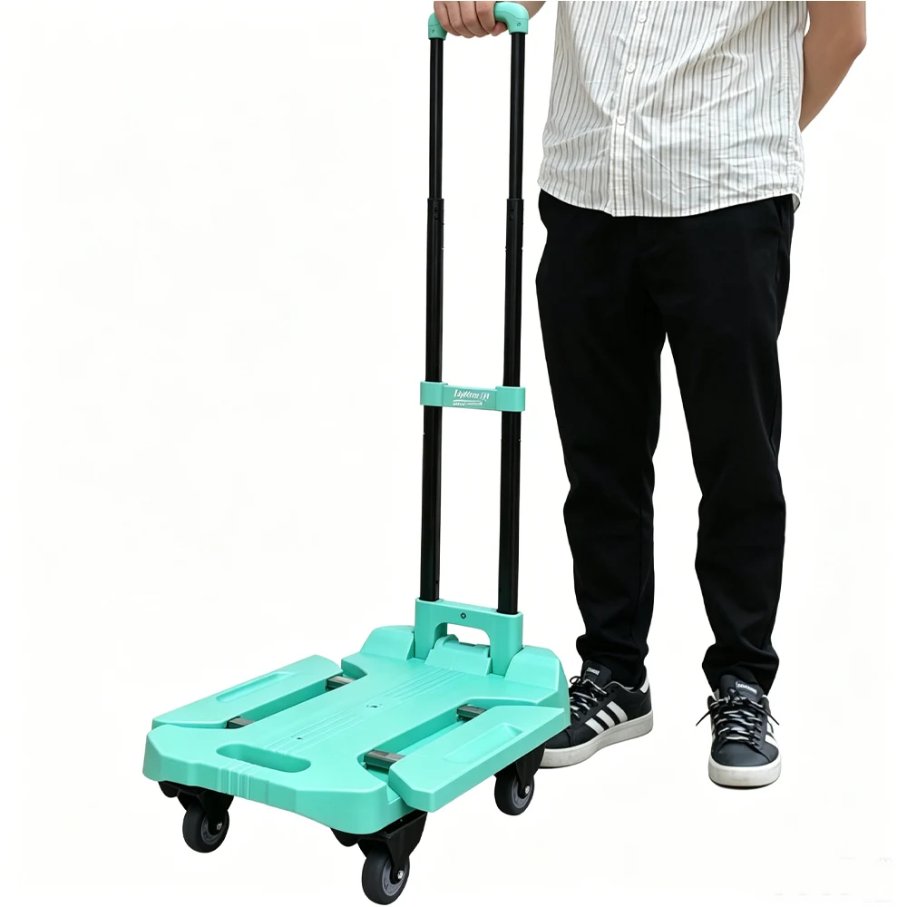 Folding Cart Heavy Duty Hand Truck Foldable Trolley Portable Outdoor Camping Wagon Luggage Cart Multifunction Outdoor Tool ﻿