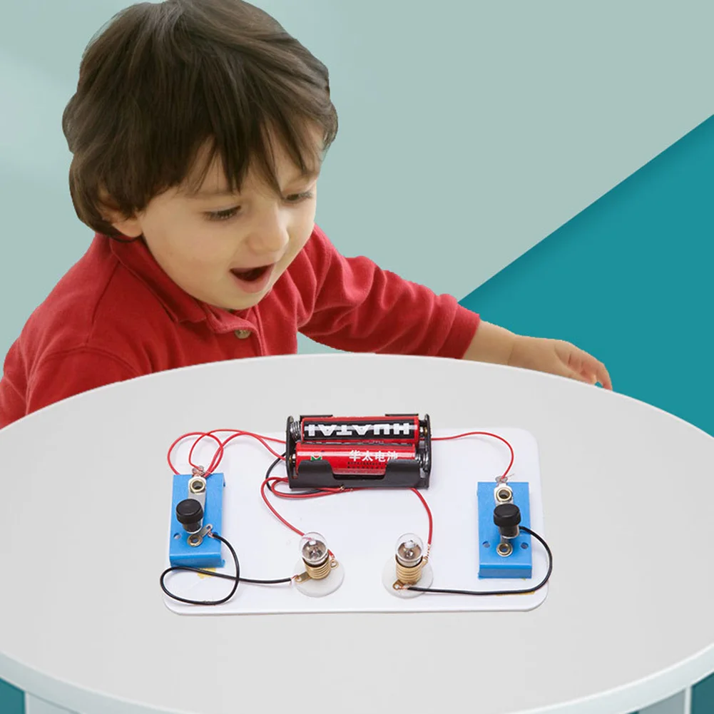 DIY Handmade Circuito Elétrico Modle Science Experiment STEM Kit Pequena Invenção