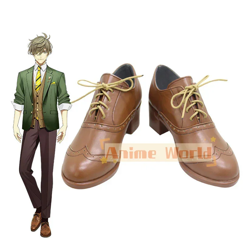 Virtual YouTuber Eden-gumi Oliver Evans Cosplay Shoes Halloween Carnival Boots Custom Made