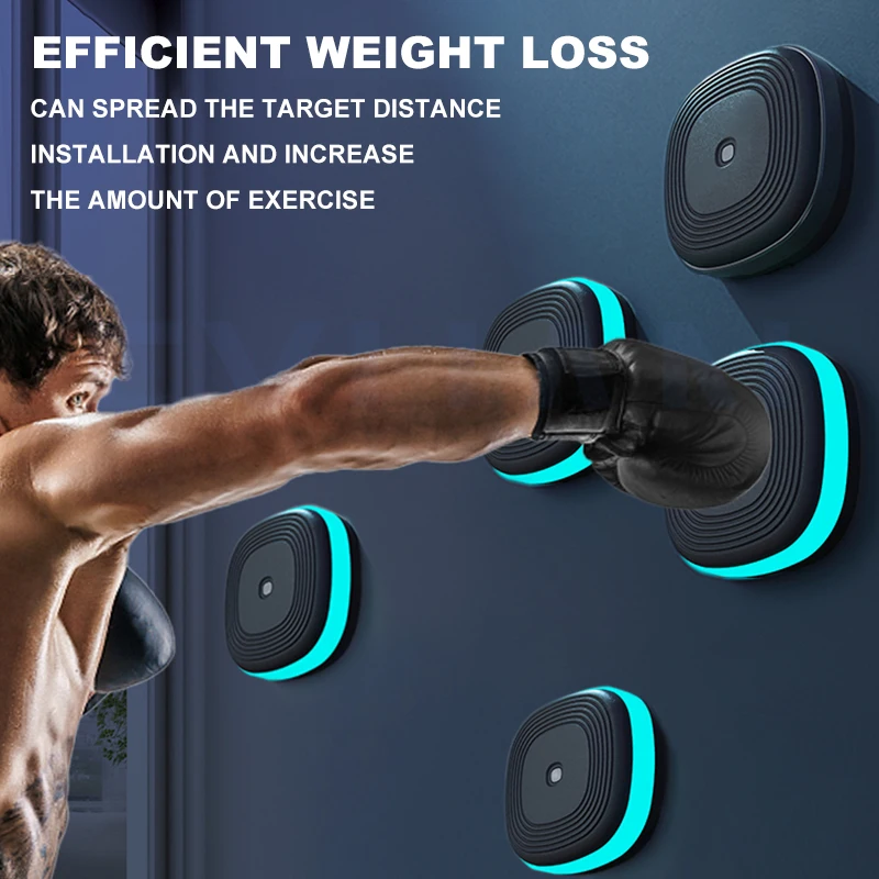 Intelligent Music Boxing Machine Wall Target Home Training Device Children\'s And Adults\' Combat Equipment Stress Relieving Tools