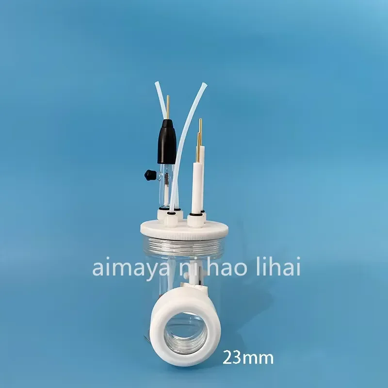 K040-S Sealed Photochemical Quartz Reactor Cell 24mm Window Electrolytic Vessel for Chemical Reaction Studies Lab Equipment