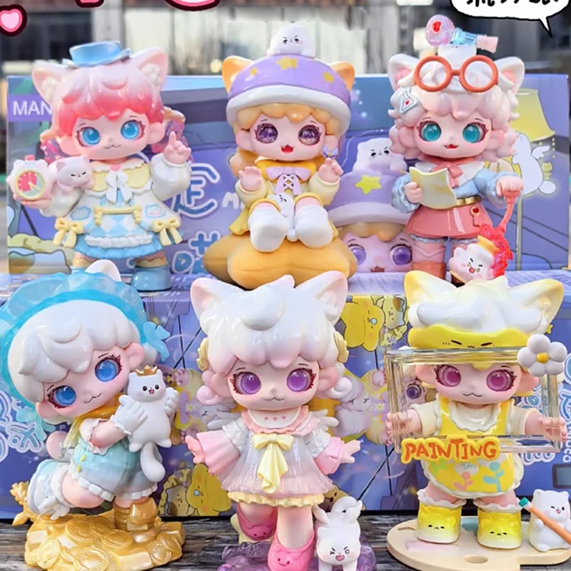 

Коллекционная фигурка Micoco A Cat's Own Lifestyle Series Blind Box: милая настольная игрушка-украшение, художественная игрушка, подарок-сюрприз на день рождения для девочки