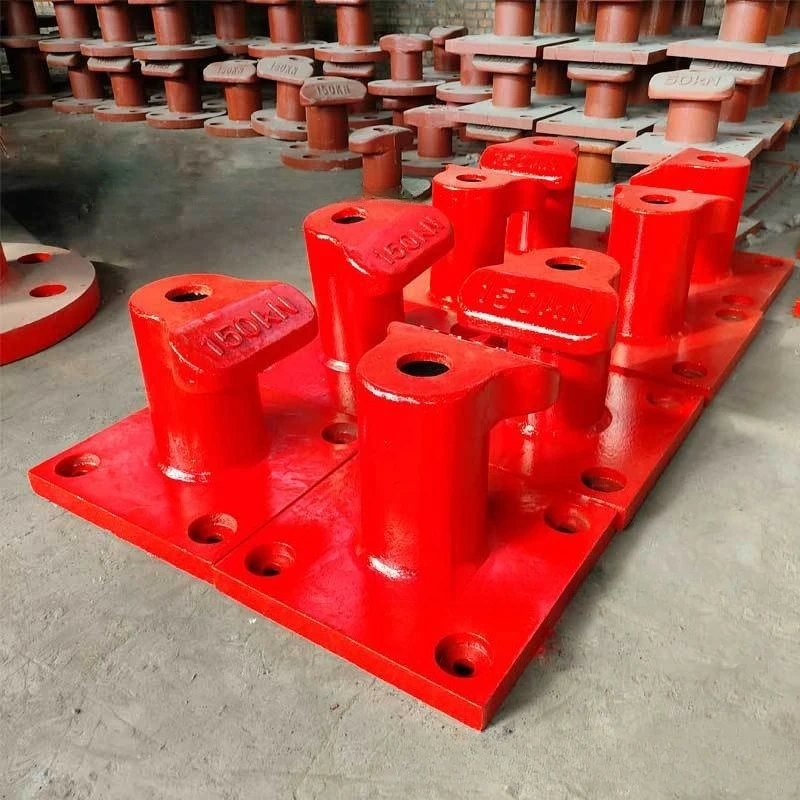 Cast Iron Wharf Mooring Post Square Bottom Mooring Pile Round Bottom Mooring