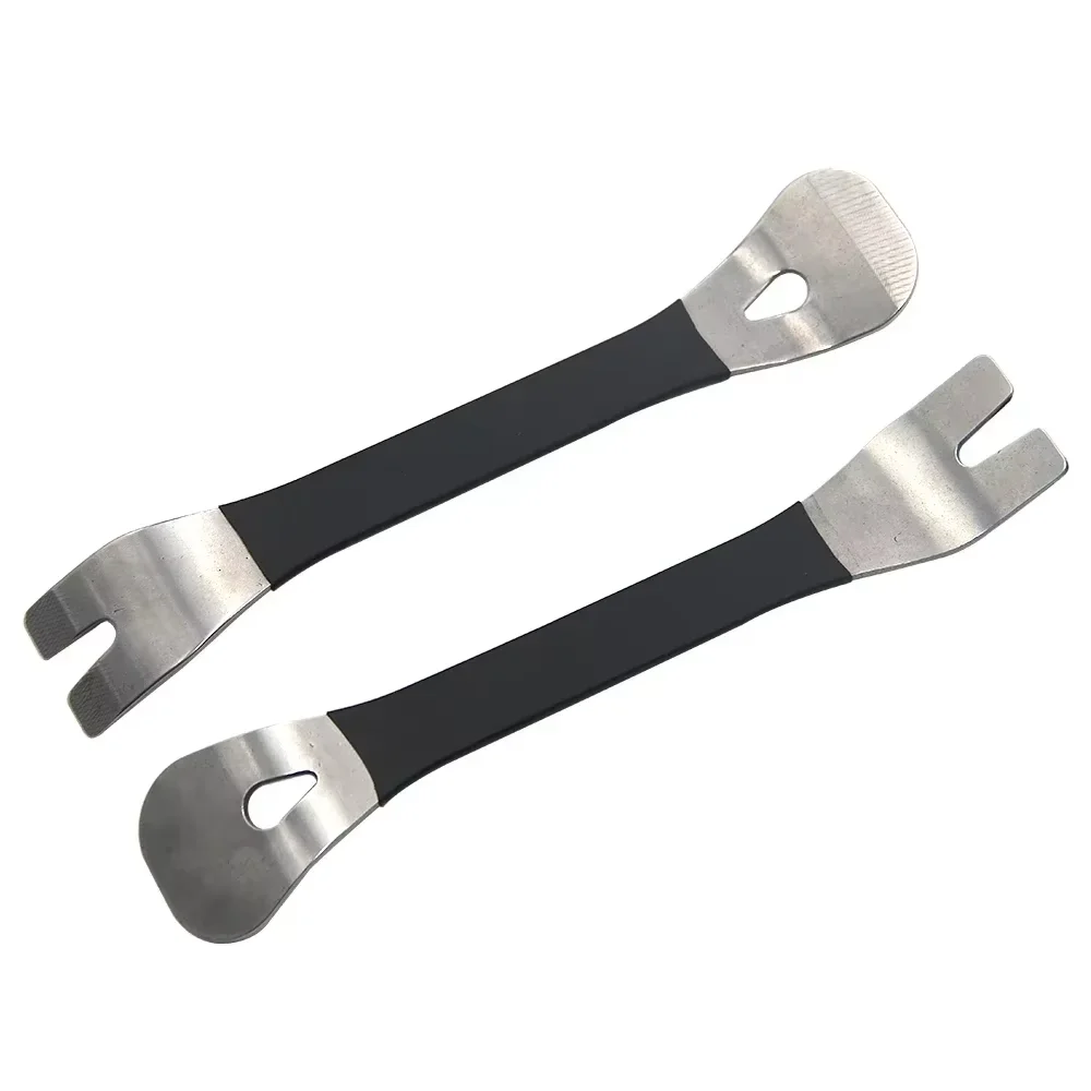 Stainless Steel Car Trim Removal Tool, Door Panel Pry Bar with Buckle, Auto Interior Navigation Center Panel Disassembly Tool