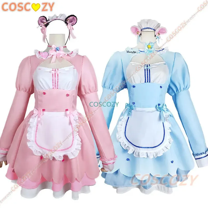 

Nene 2025 Anime Chocolate Vanilla Cosplay Maid Lolita Dress Cute Neko Girls Women Costume Halloween Convention Sho