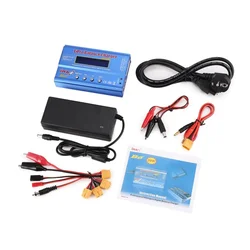 Gorąco sprzedająca się ładowarka iMAX B6 80W Lipo NiMh Li-ion Ni-Cd Zasilacz Cyfrowy LCD RC Balance Discharger 15V 6A Adapter