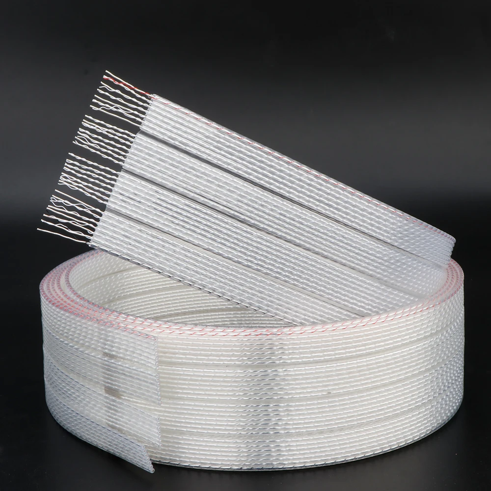 Preffair Flat Silver Plated Speaker cable 28Core*0.5mm Silver Plated 99.998% OFC Copper cable DIY Handmade Bulk Cable