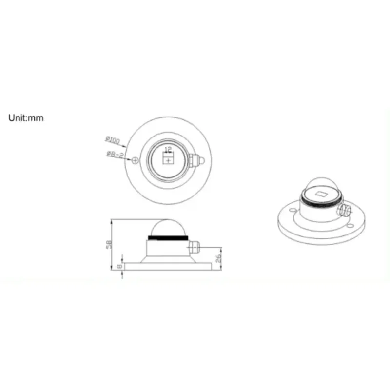 RK200-04 Low Cost RS485, 4-20mA, 0-5V Output Silicon Pyranometer