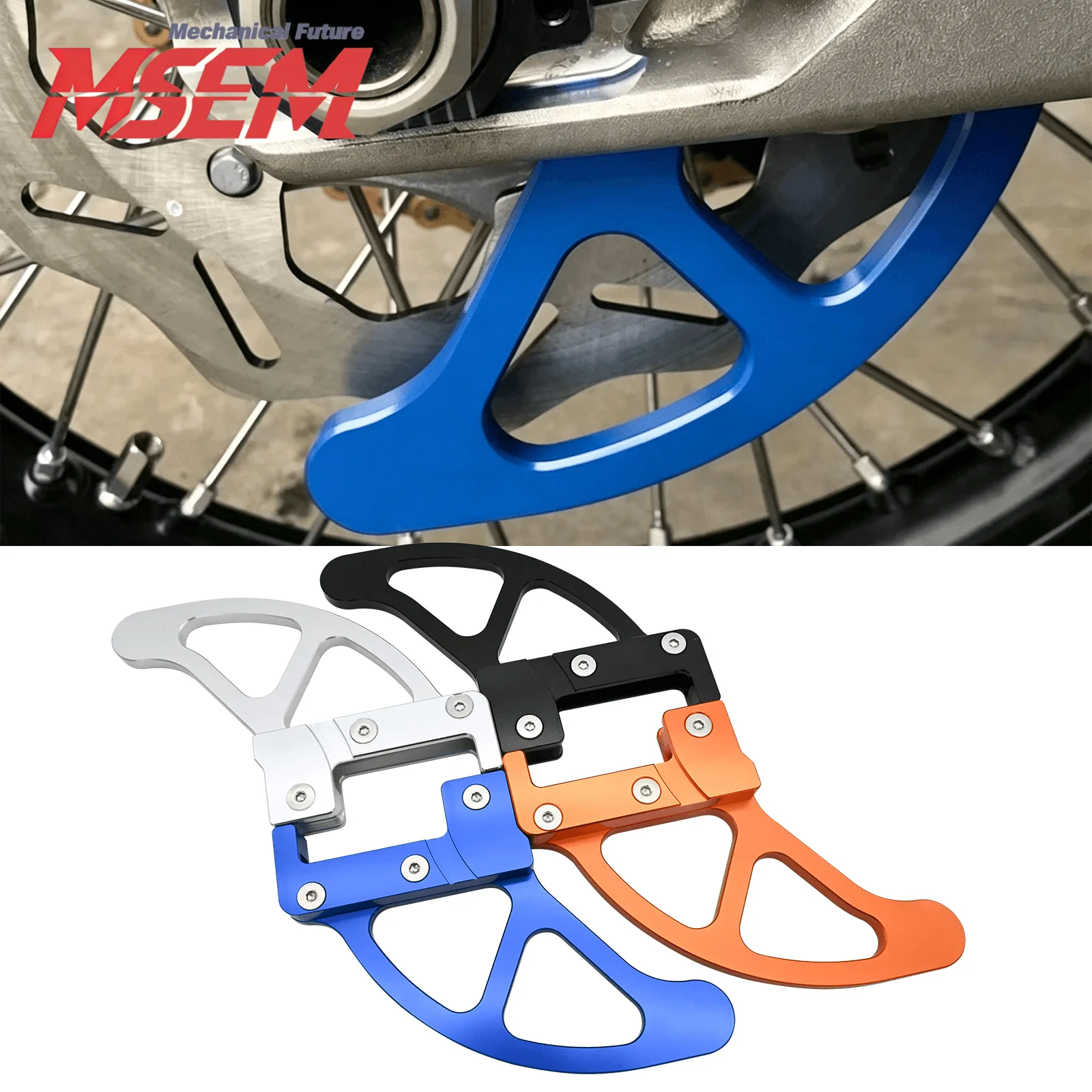 

CNC Rear Brake Disc Guard Protector Cover For KTM EXC EXCF SX SXF XC XCF TPI Six Days 2004-2024 Husqvarna TC FC TE FE Dirt Bike