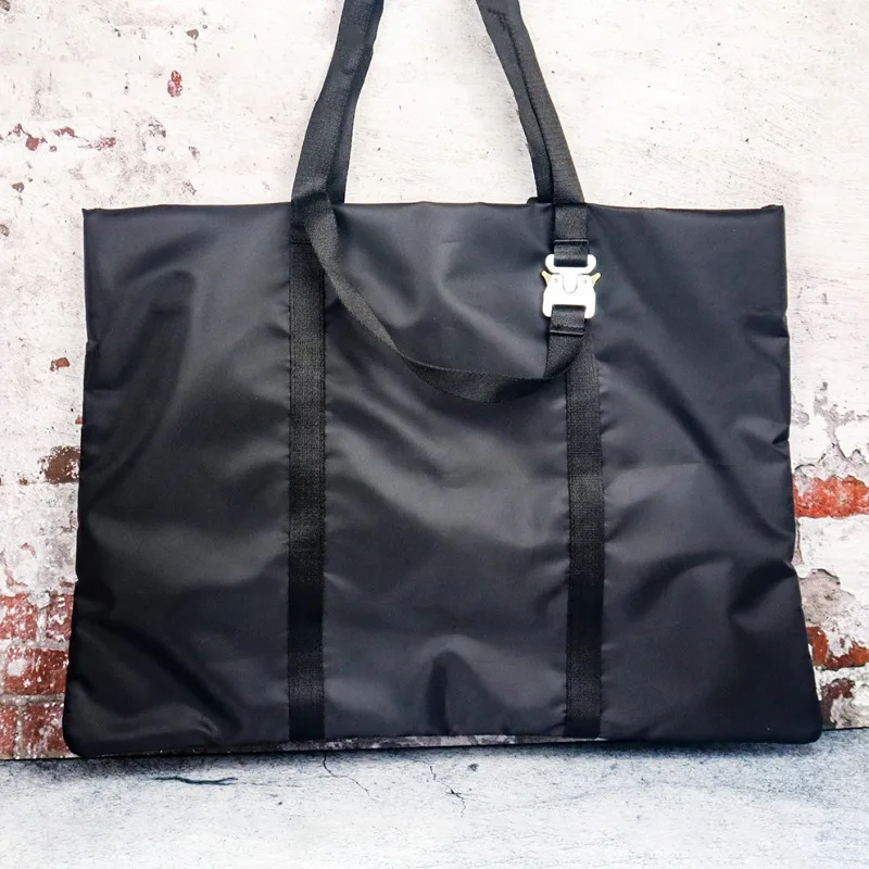

1017 ALYX 9SM Casual Tote Black 1:1 Best Quality High-capacity Metal Buckle Handbag Alyx Backpacks