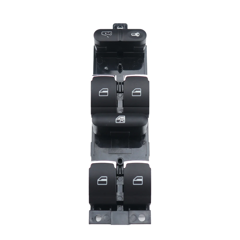 

3BD959857 Chrome Master Window Controller Switch For VW Jetta Golf GTI MK4 Passat B5 Driver Side 3BD 959 857 1998-2005