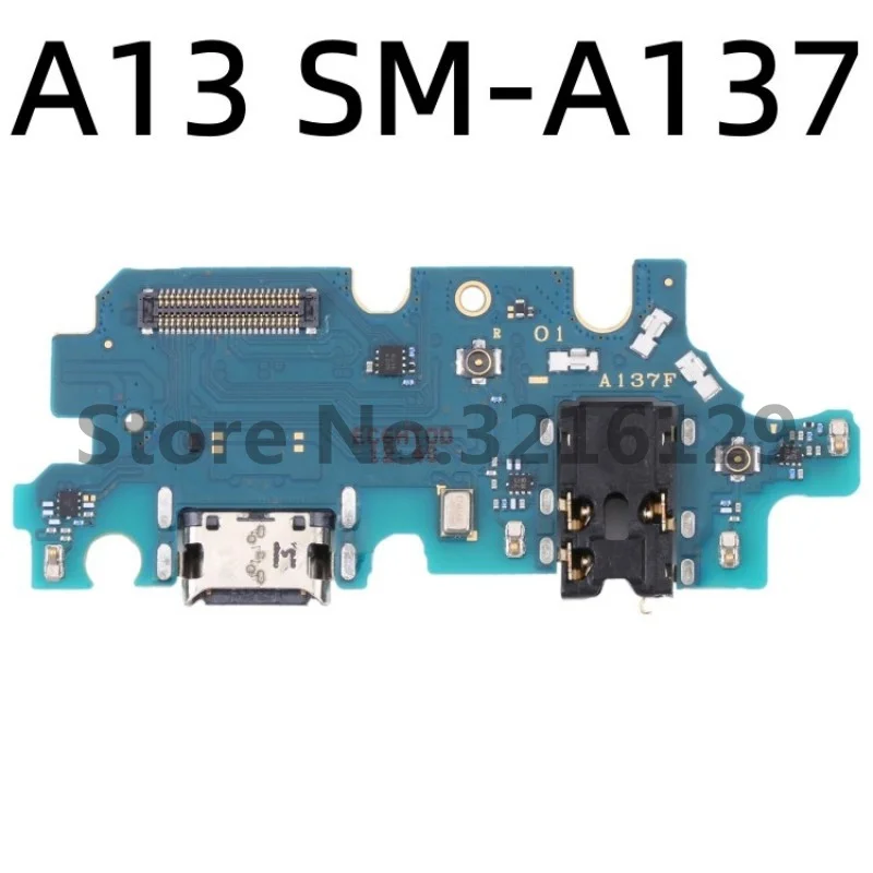 New For Samsung Galaxy A13 4G SM-A135F 5G SM-A136B SM-A137 A21 SM-A215 USB Charger Charging Board Dock Port Connector Flex Cable