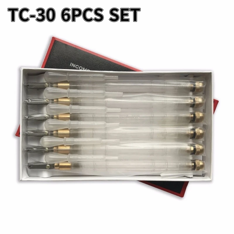 6/1PC TOYO TC17B Glass Cutter Super Cutter with Brass Handle Hand Glass/Tile Cutting Tools Set