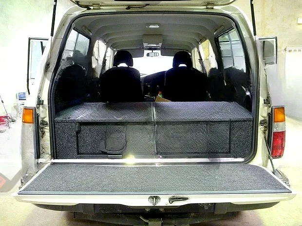 LC200 trunk trunk storage drawer ARB supports installation