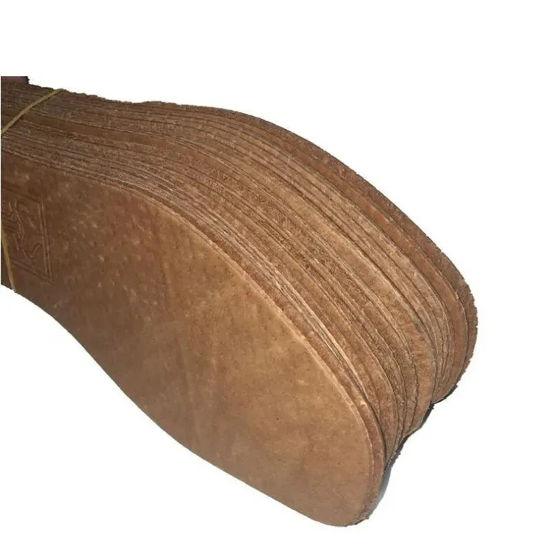 Men Leather Shoe Insoles Sweat Absorbing Breathable Deodorant Replacement Inner Cushion Pads for Business Dress Shoes