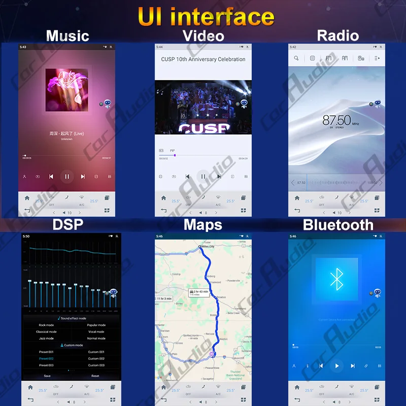 13.6'' Vertical Screen Android 13 Car Stereo for Changan CS95 2016–2019, Wireless CarPlay Android Auto, Touch Screen Head Unit