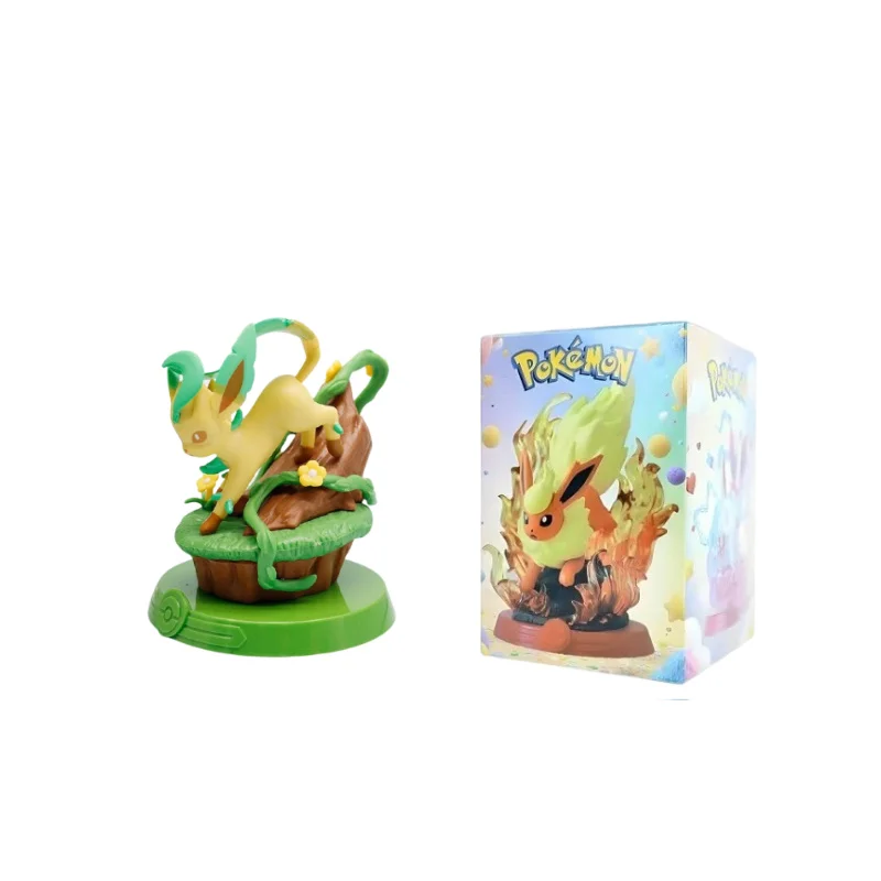 8 verschiedene Pokémon Actionfiguren Pikachu Abenteuer Eevee Blindbox Anime-Modell Desktop-Dekorationen Pokémon Spielzeug Fans Geburtstagsgeschenk