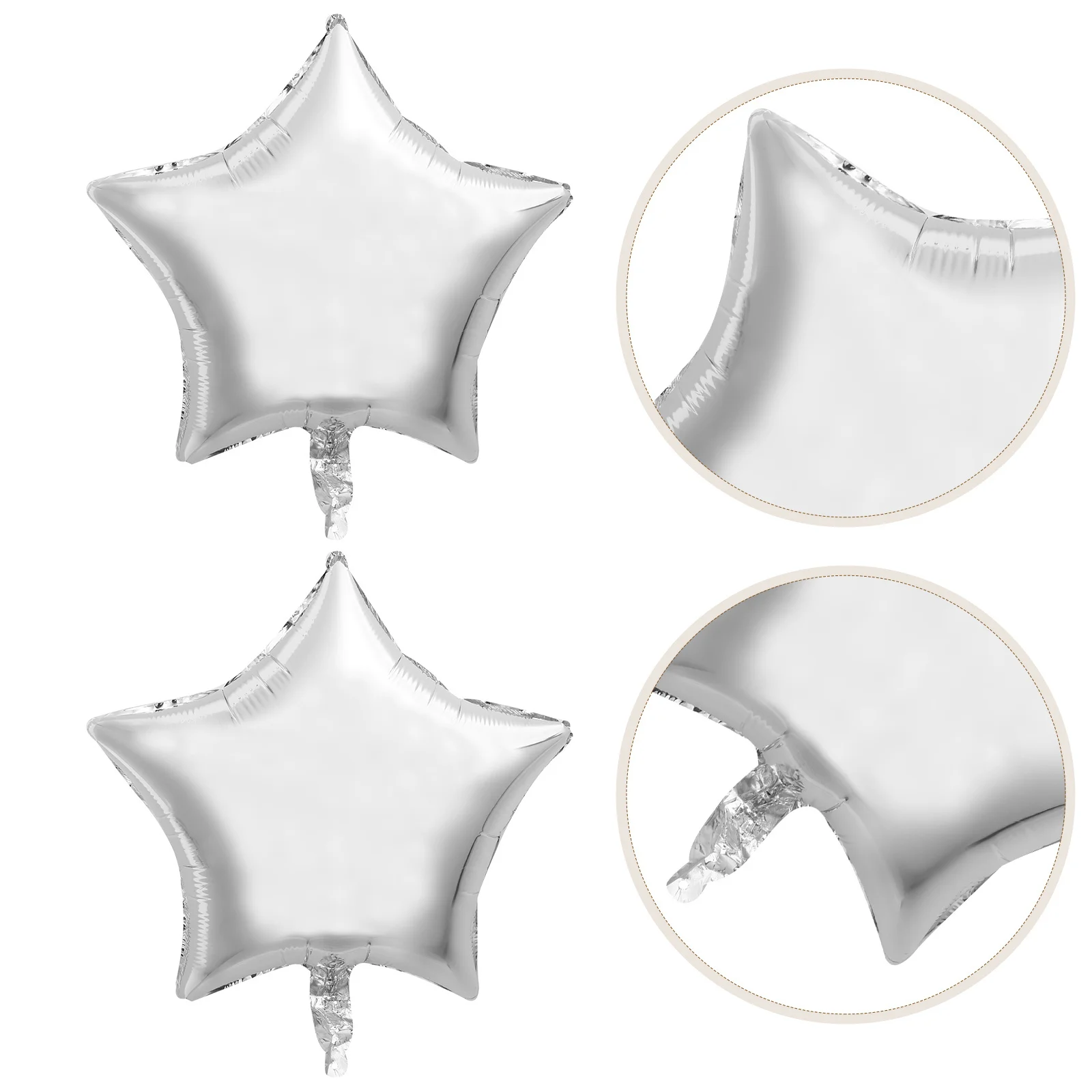 

10pcs Five Foil Balloons Reusable Party Helium Aluminum Tightly Sealed Wedding Birthday Decorations