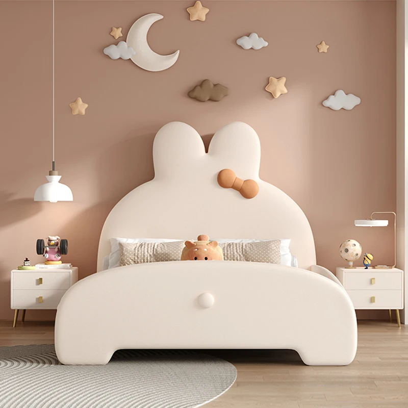 Customizable Letto per bambini per ragazze Camera da letto Telaio Queen Doppio  massaggio semplice Letto matrimon