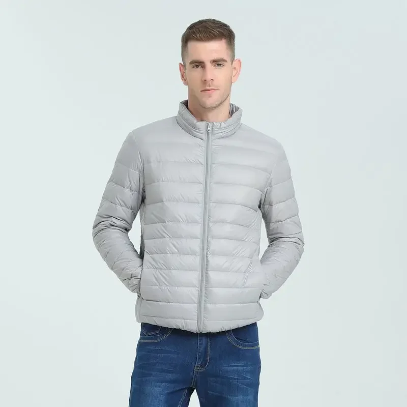 Men\'s Winter Jacket Plus Size Warm Parka Down Cotton Coat Fashion Casual Outer Man Outdoor Camping Coat Ultralight Hiking Jacket