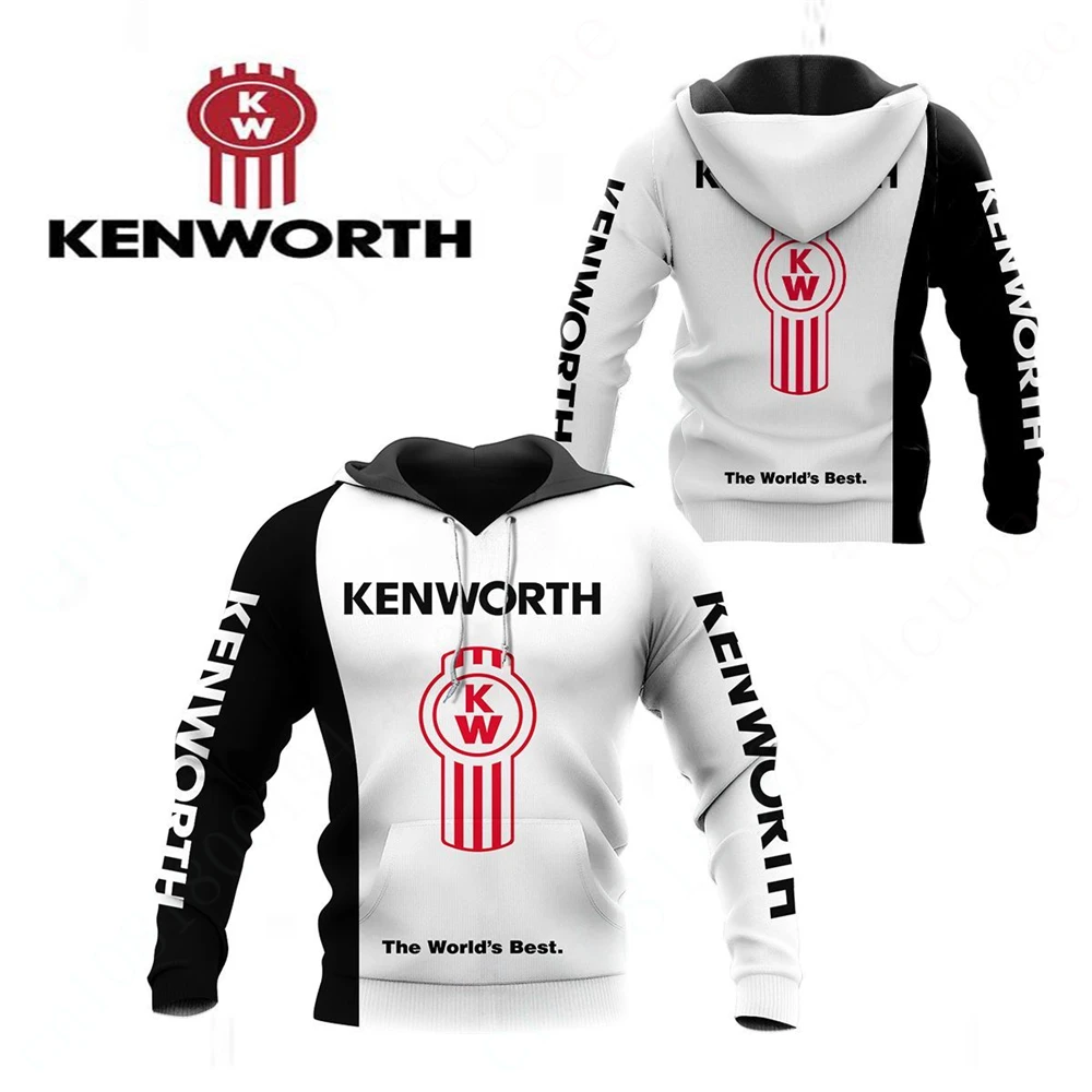 Kenworth Sweatshirt Unisex Clothing Anime Oversize Zip Hoodie Casual Hoodies For Men Women 3D Printing Pullover Harajuku Hoodies