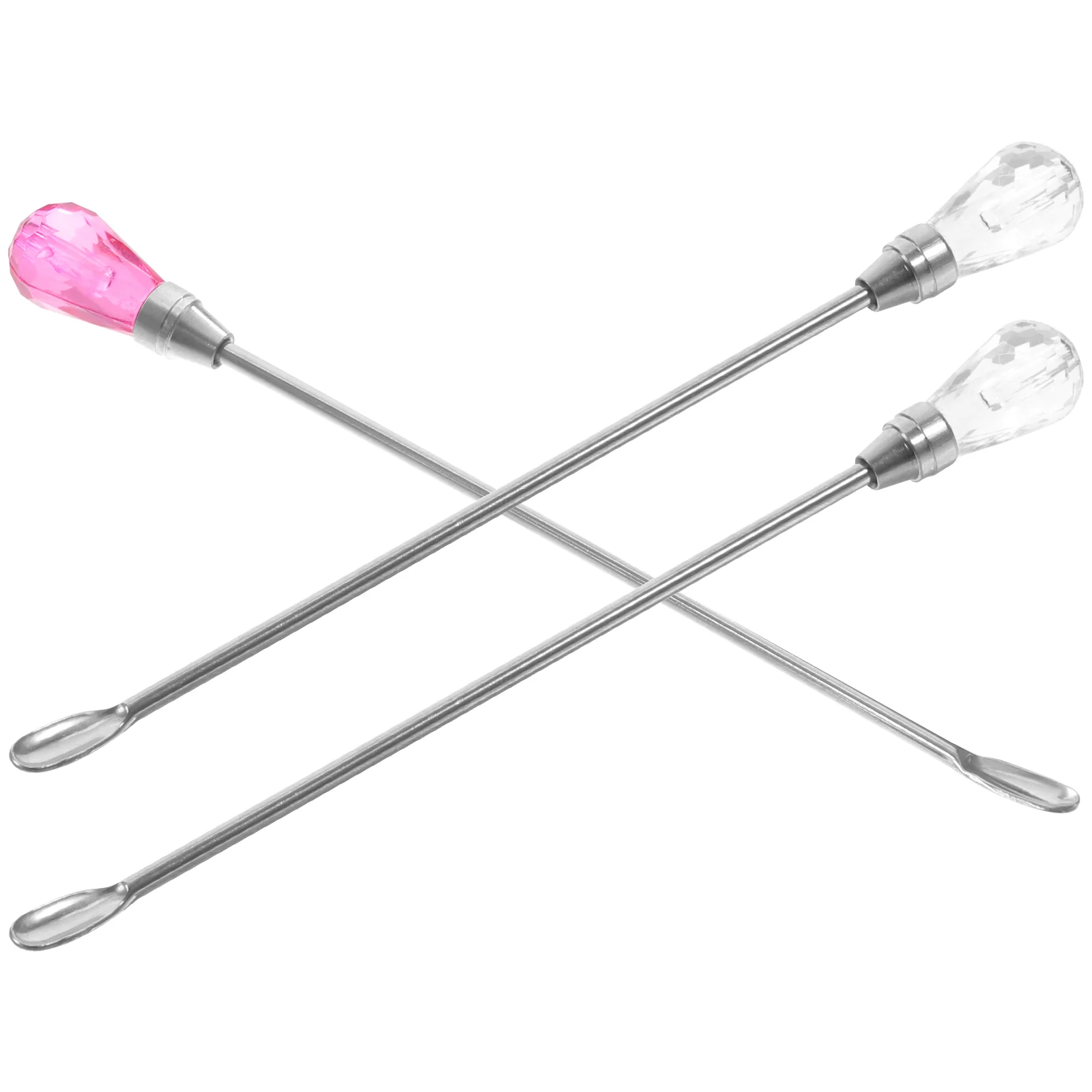 3 Pcs Tattoo Ink Mixer Tool Stirring Rod for Mixing Paint Pigment Metal Spoons Scoop