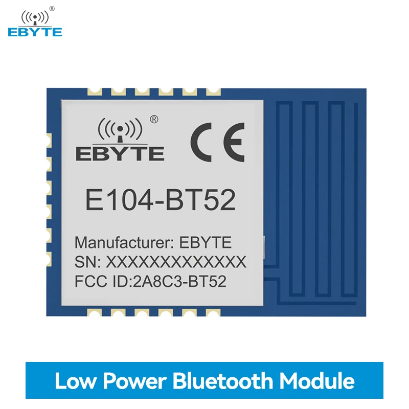 

DA14531 2.4GHz BLE 5.0 Bluetooth to UART Module Low Power Consumption Wireless Transceiver Module EBYTE E104-BT52