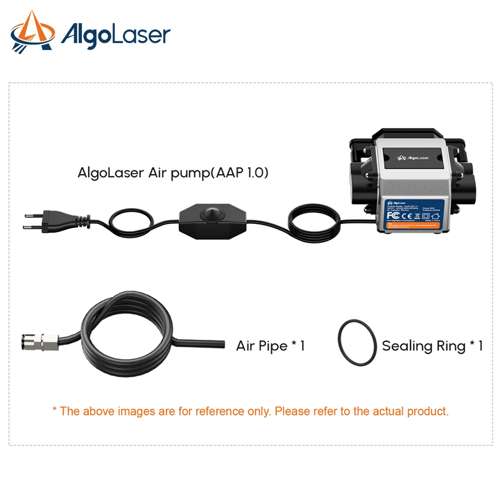 Algolaser Air Pump Air Assist 30L/min For Laser Engraver Cutter Wood Cutting Mchine Cooling/Reduces Dust Better Cutting Effect