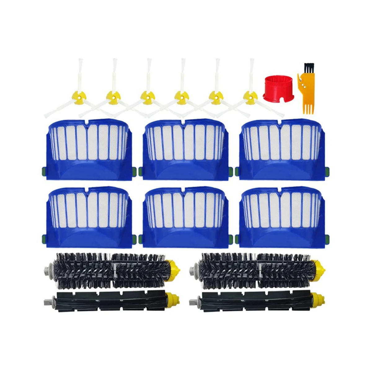 

A06P-For iRobot Roomba 600 Series 605 671 692 630 631 650 651 655 660 585 Robot Vacuum Cleaner Hepa Filter Main Side Brush